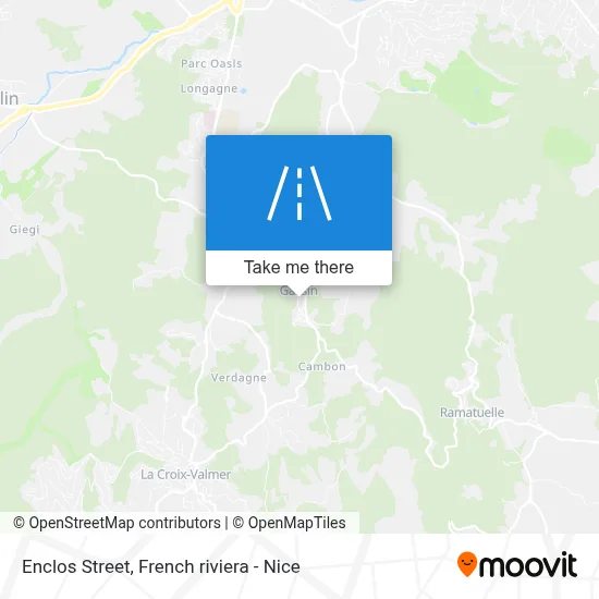 Mapa Rue De L'Enclos