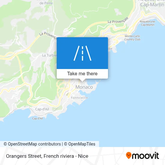 Rue Des Orangers map