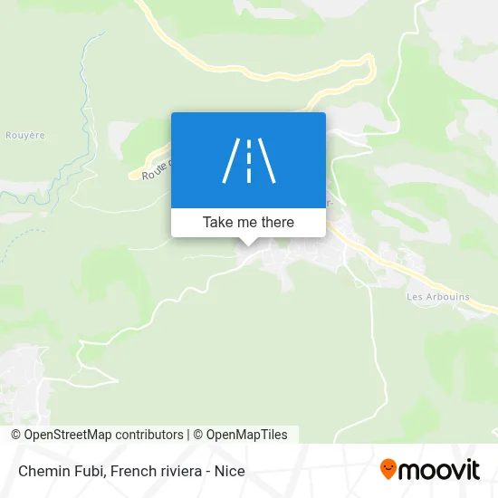 Chemin Fubi map