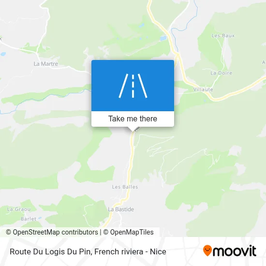 Route Du Logis Du Pin map