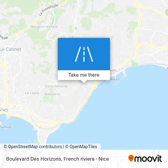 Boulevard Des Horizons map