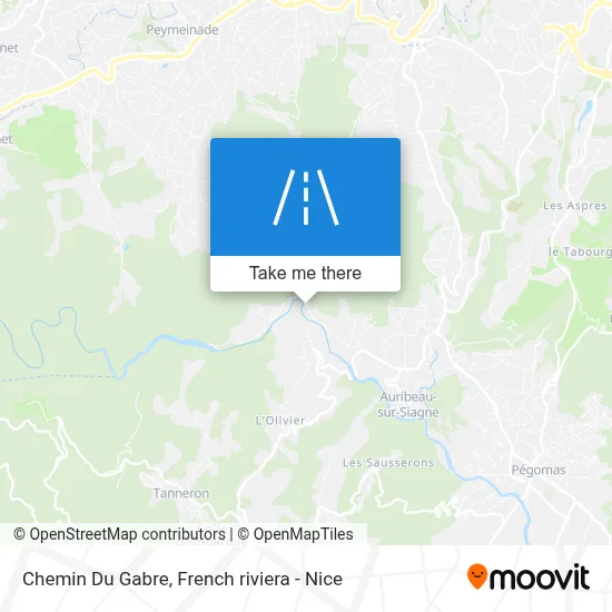 Chemin Du Gabre map