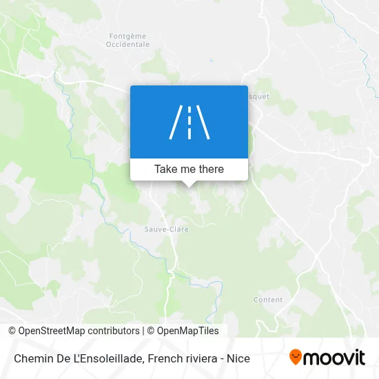 Chemin De L'Ensoleillade map