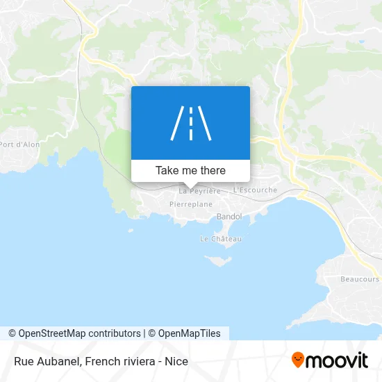 Mapa Rue Aubanel