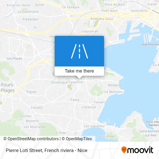 Rue Pierre Loti map