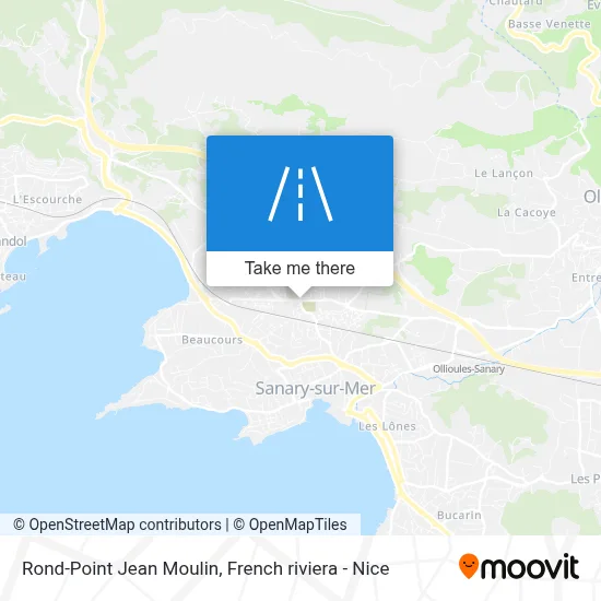 Rond-Point Jean Moulin map