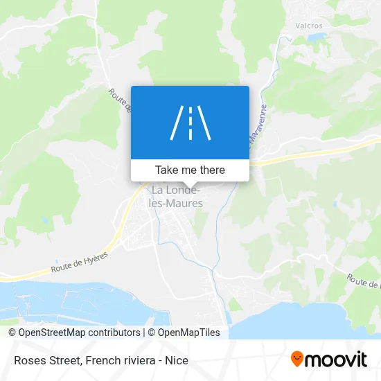 Mapa Rue Des Roses