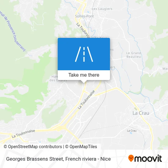Rue Georges Brassens map