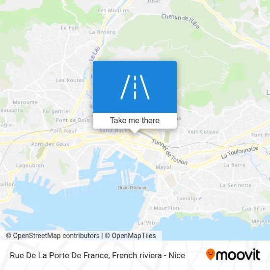 Rue De La Porte De France map