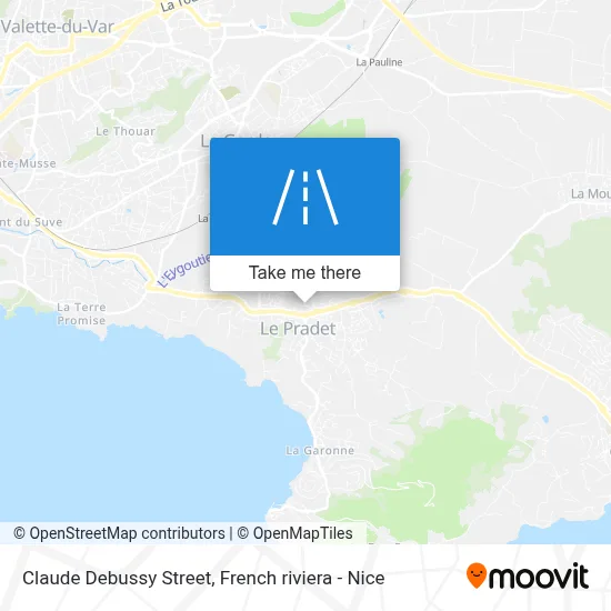 Rue Claude Debussy map