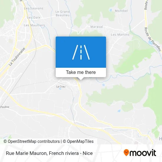 Mapa Rue Marie Mauron