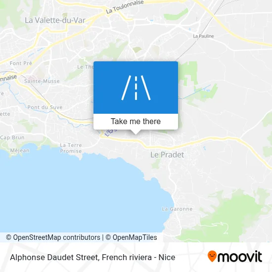 Mapa Rue Alphonse Daudet