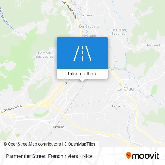 Rue Parmentier map