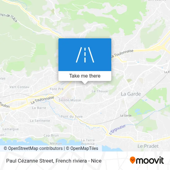 Rue Paul Cézanne map