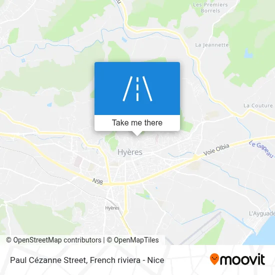 Rue Paul Cézanne map