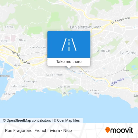 Mapa Rue Fragonard