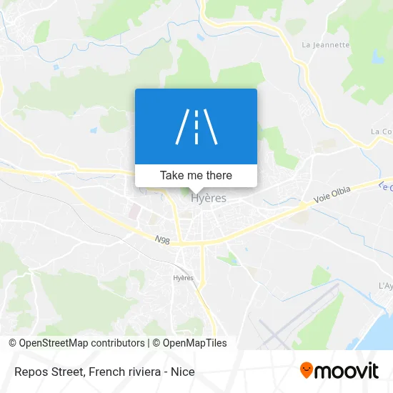 Mapa Rue Du Repos