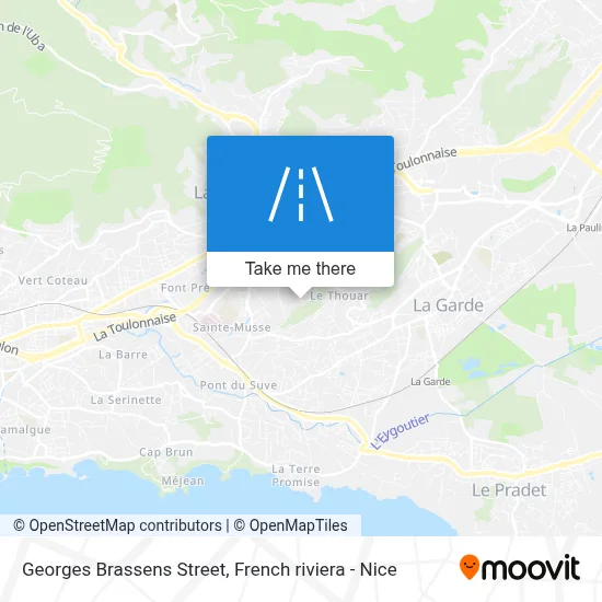 Rue Georges Brassens map