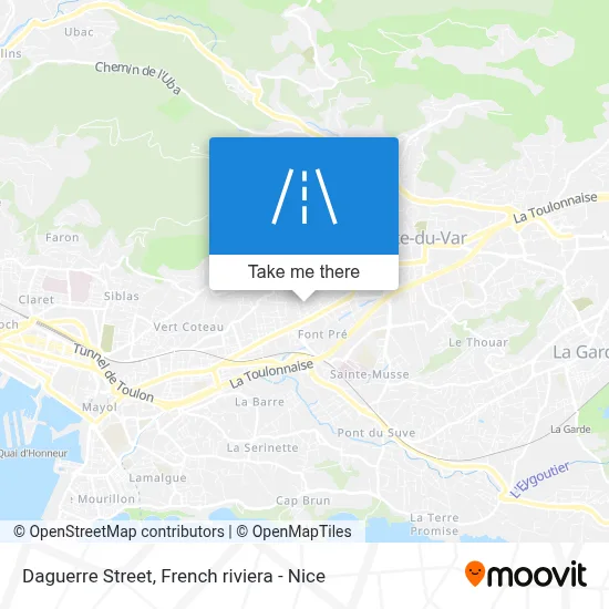 Rue Daguerre map