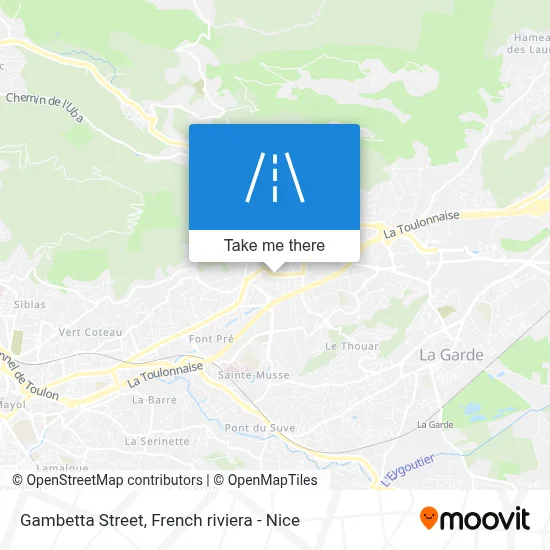 Rue Gambetta map