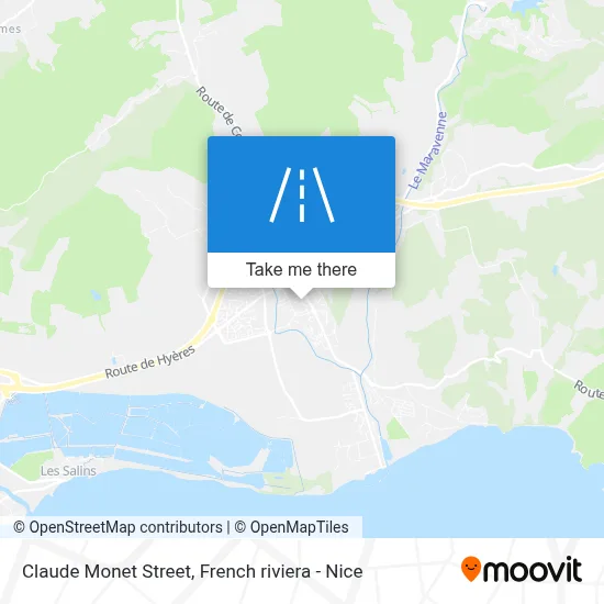 Mapa Rue Claude Monet
