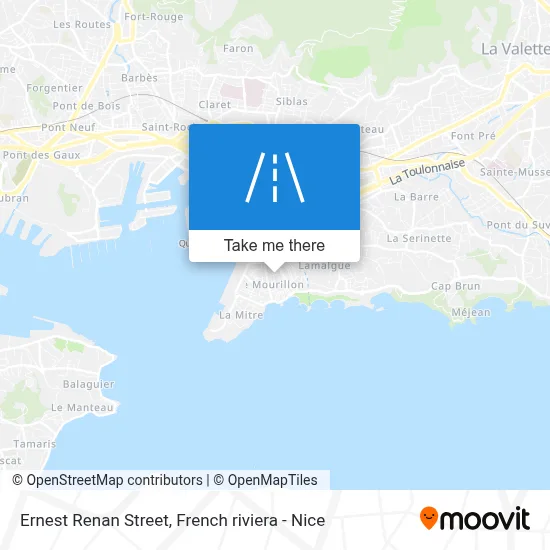 Rue Ernest Renan map