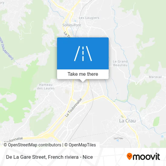 Rue De La Gare map