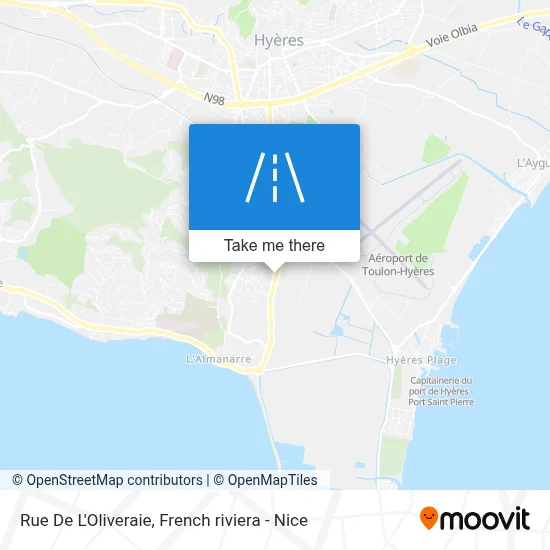 Rue De L'Oliveraie map