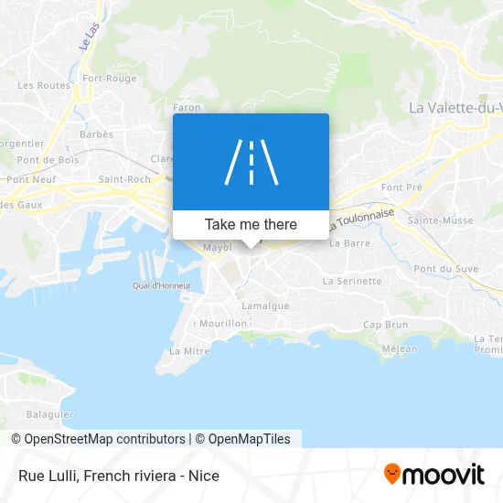 Mapa Rue Lulli