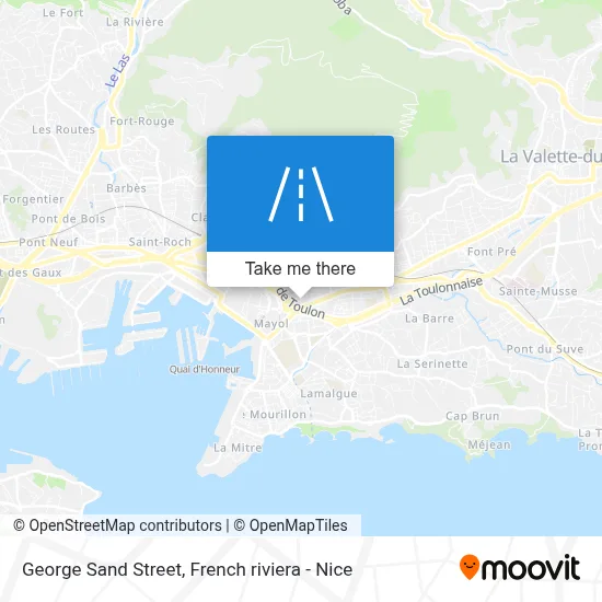 Mapa Rue George Sand