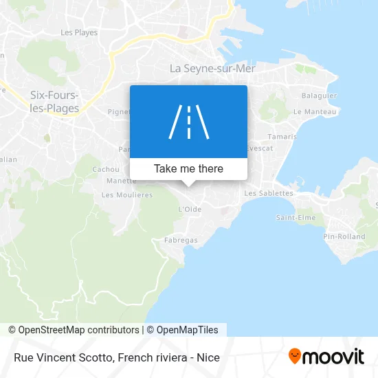 Mapa Rue Vincent Scotto