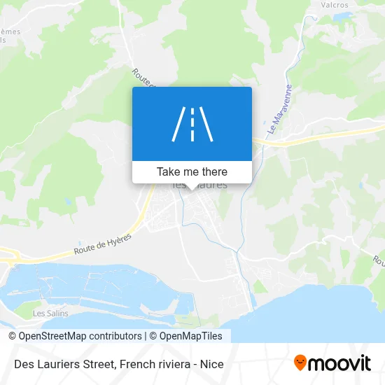 Rue Des Lauriers map