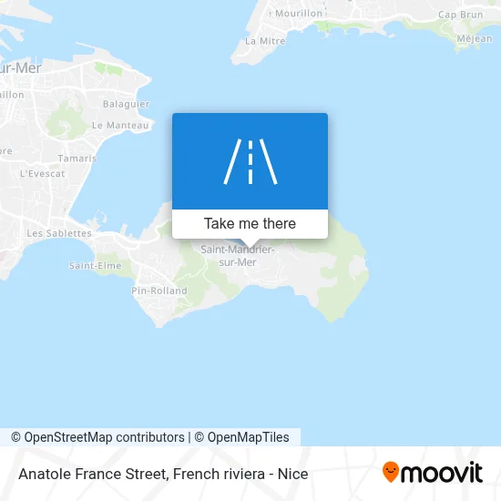 Rue Anatole France map