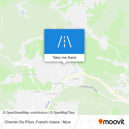 Chemin Du Pilon map