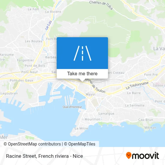 Rue Racine map