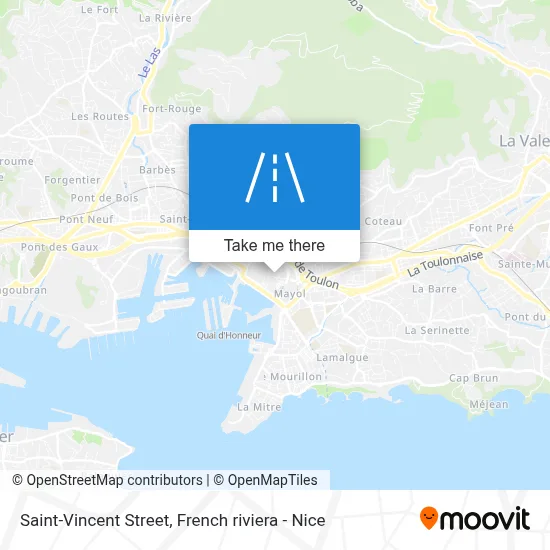 Rue Saint-Vincent map