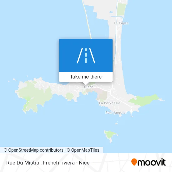 Mapa Rue Du Mistral