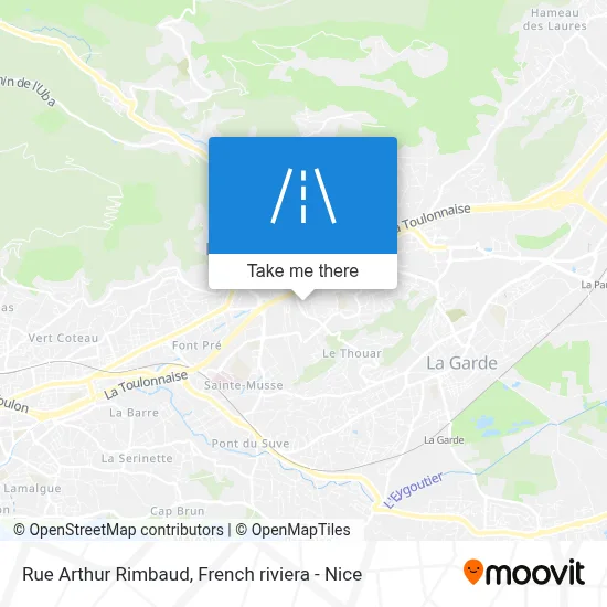 Rue Arthur Rimbaud map