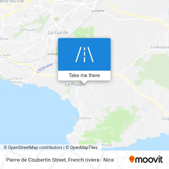 Mapa Rue Pierre De Coubertin