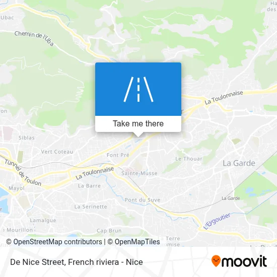 Rue De Nice map