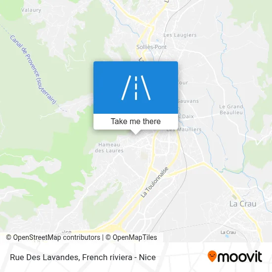 Rue Des Lavandes map