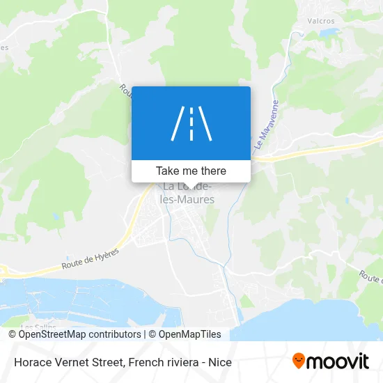Rue Horace Vernet map