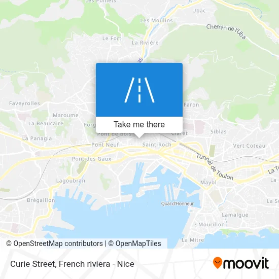 Rue Curie map