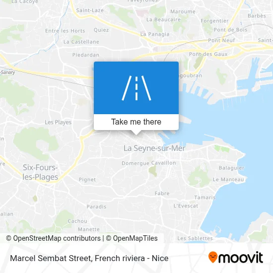 Mapa Rue Marcel Sembat
