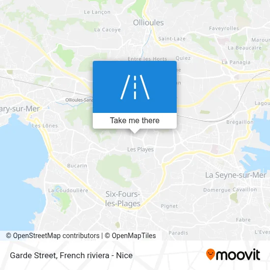 Rue De La Garde map