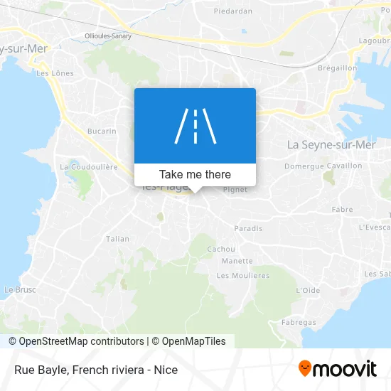 Mapa Rue Bayle