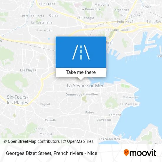 Rue Georges Bizet map