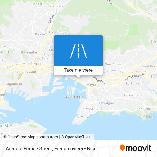 Rue Anatole France map