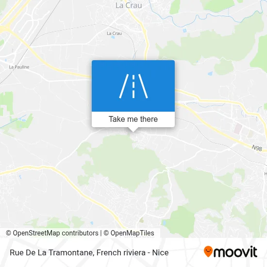 Rue De La Tramontane map
