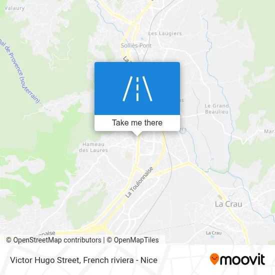 Rue Victor Hugo map